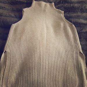 Alfred Sung Light grey wool sweater